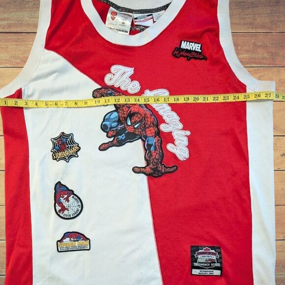 Vintage Y2k Marvel X Johnny Blaze Spider-Man Jersey Men's XXL Hard To Find - Picture 6 of 7